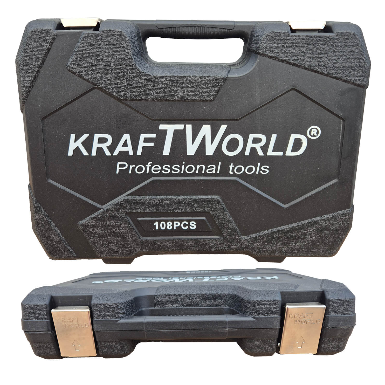 Гедоре 108 части KraftWorld – Професионален Комплект с тресчотка 1/2 и 1/4 АВТО Гедоре 108 части KraftWorld – Професионален Комплект с тресчотка 1/2 и 1/4