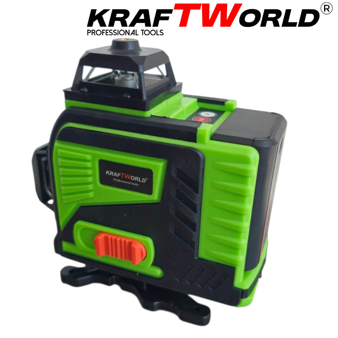 4D Лазерен Нивелир KraftWorld с 16 Линии – Пълен Компелкт с Тринога и Аксеосари АКУМУЛАТОРНИ ИНСТРУМЕНТИ 4D Лазерен Нивелир KraftWorld с 16 Линии – Пълен Компелкт с Тринога и Аксеосари