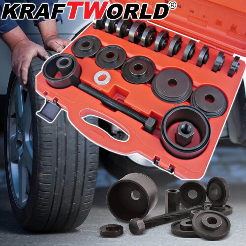 К-т за избиване и набиване на втулки KraftWorld АВТО К-т за избиване и набиване на втулки KraftWorld