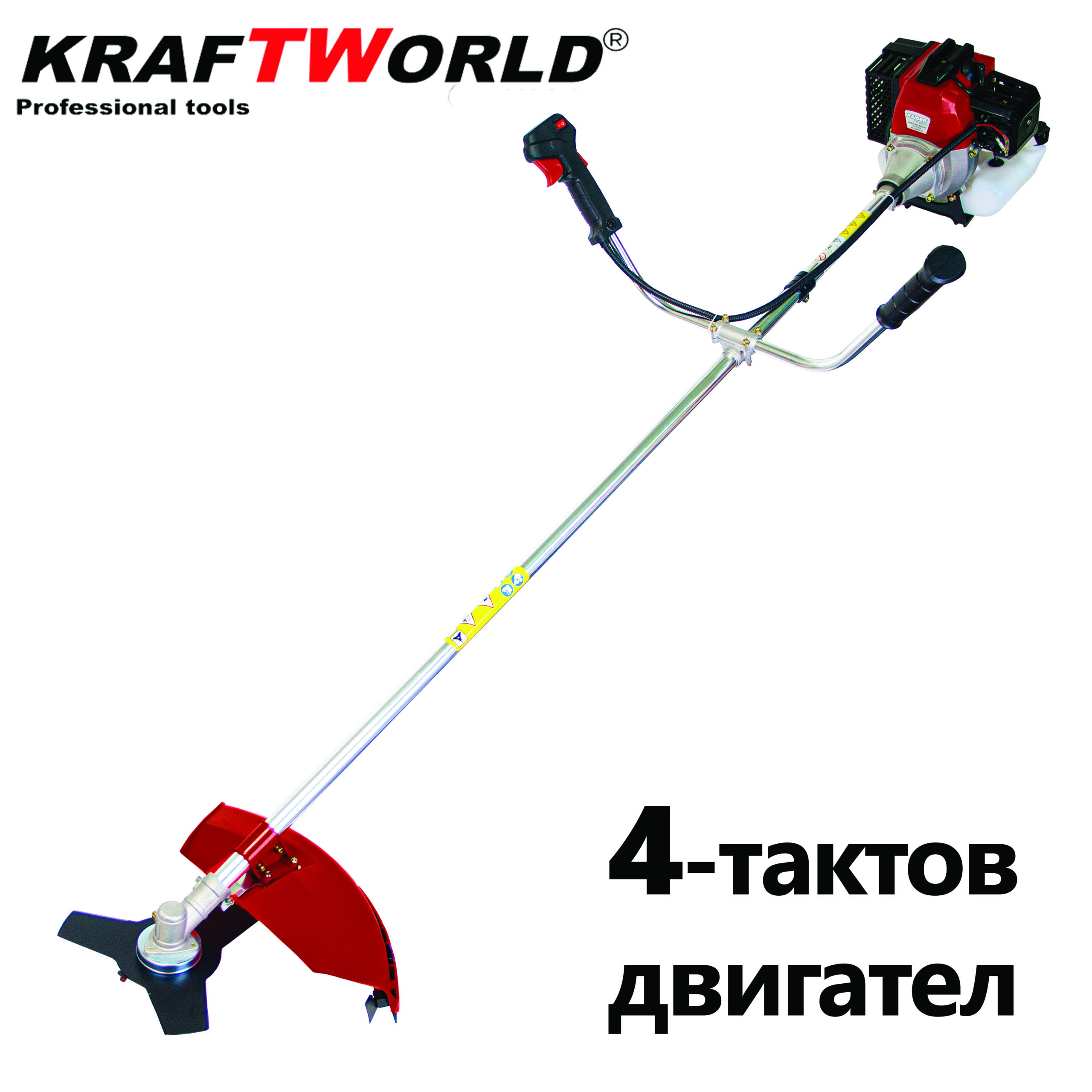 Четиритактов Бензинов Тример на KraftWorld + 9 ПОДАРЪКА ГРАДИНСКИ ИНСТРУМЕНТИ Четиритактов Бензинов Тример на KraftWorld + 9 ПОДАРЪКА