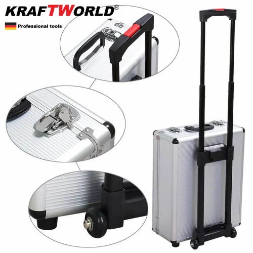 Куфар с инструменти 499 части KraftWorld – тресчотни ключове,тресчотка, клещи, отвертки РЪЧНИ ИНСТРУМЕНТИ Куфар с инструменти 499 части KraftWorld – тресчотни ключове,тресчотка, клещи, отвертки