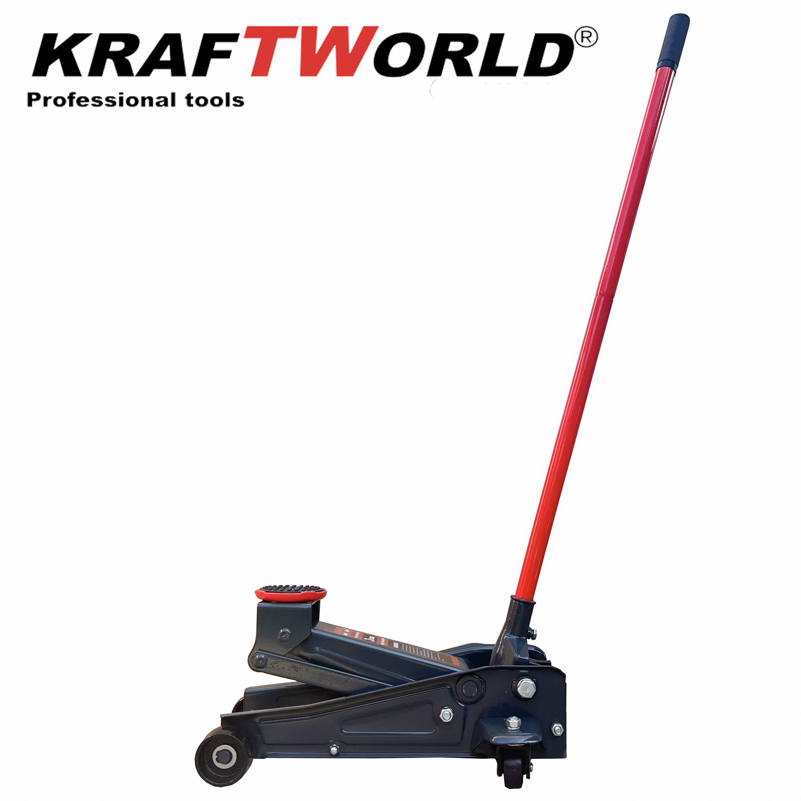 KraftWorld Нископрофилен Хидравличен Крик 3T и Гайковерт с 17 Части АВТО KraftWorld Нископрофилен Хидравличен Крик 3T и Гайковерт с 17 Части