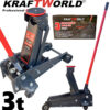 Нископрофилен хидравличен крик KraftWorld 3T тип крокодил за автомобили