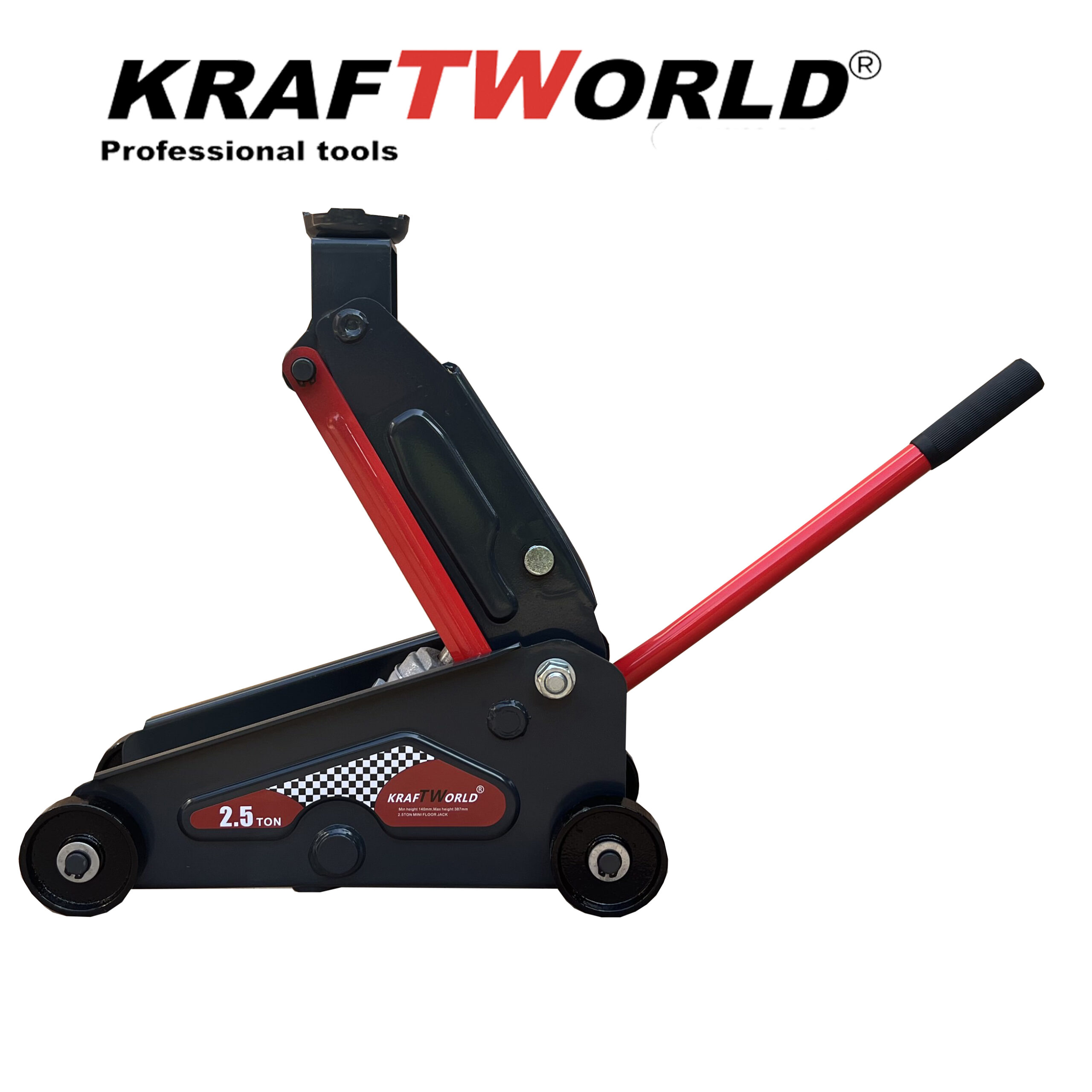 Професионален Комплект Крик 2,5т и 2бр Стойки 3т KraftWorld за кола,бус,джип АВТО Професионален Комплект Крик 2,5т и 2бр Стойки 3т KraftWorld за кола,бус,джип