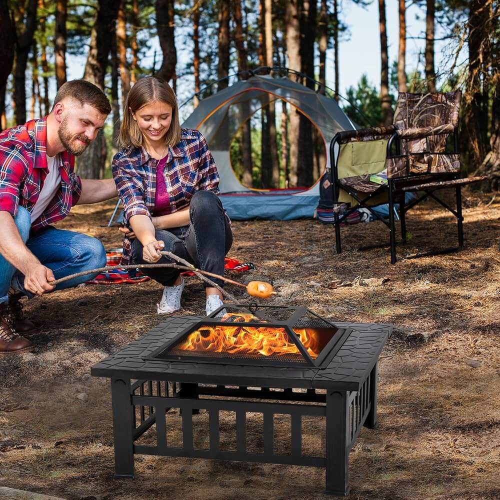 Градинска маса 3в1 KraftWorld Garden Line – BBQ, камина, ледарка ГРАДИНСКИ МЕБЕЛИ Градинска маса 3в1 KraftWorld Garden Line – BBQ, камина, ледарка