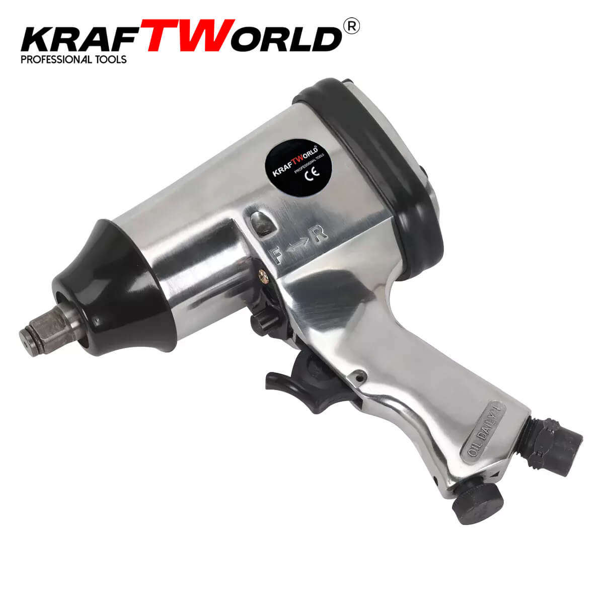 KraftWorld Нископрофилен Хидравличен Крик 3T и Гайковерт с 17 Части АВТО KraftWorld Нископрофилен Хидравличен Крик 3T и Гайковерт с 17 Части