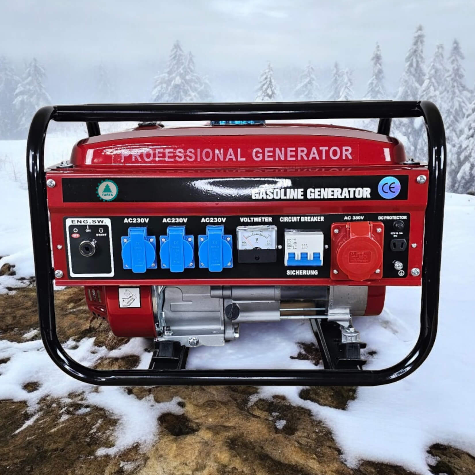 Агрегат за ток Тайга 4.5kW – Ефективен Бензинов Генератор – Сигурен източник на енергия ГЕНЕРАТОРИ Агрегат за ток Тайга 4.5kW – Ефективен Бензинов Генератор – Сигурен източник на енергия