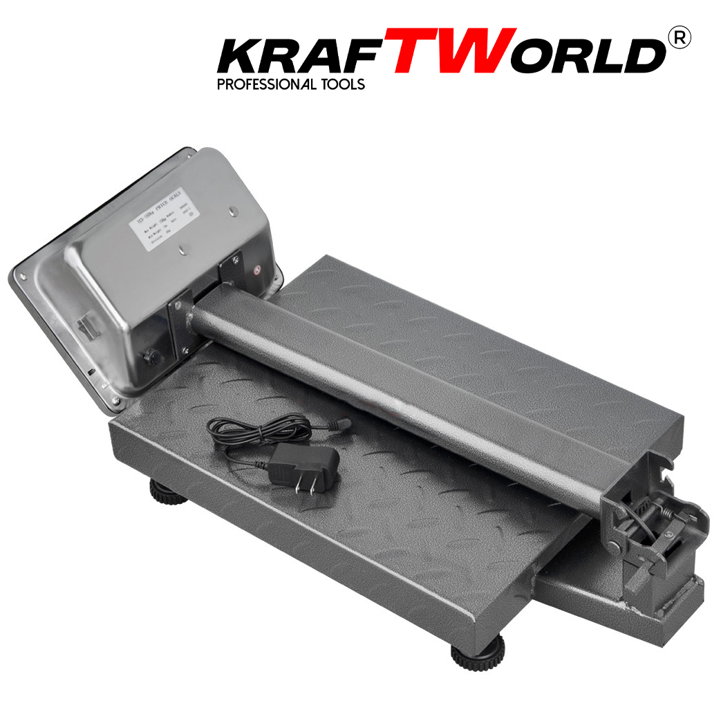 Електронен платформен кантар KraftWorld – до 100 кг, платформа 30×40см ЗА ДОМА Електронен платформен кантар KraftWorld – до 100 кг, платформа 30×40см