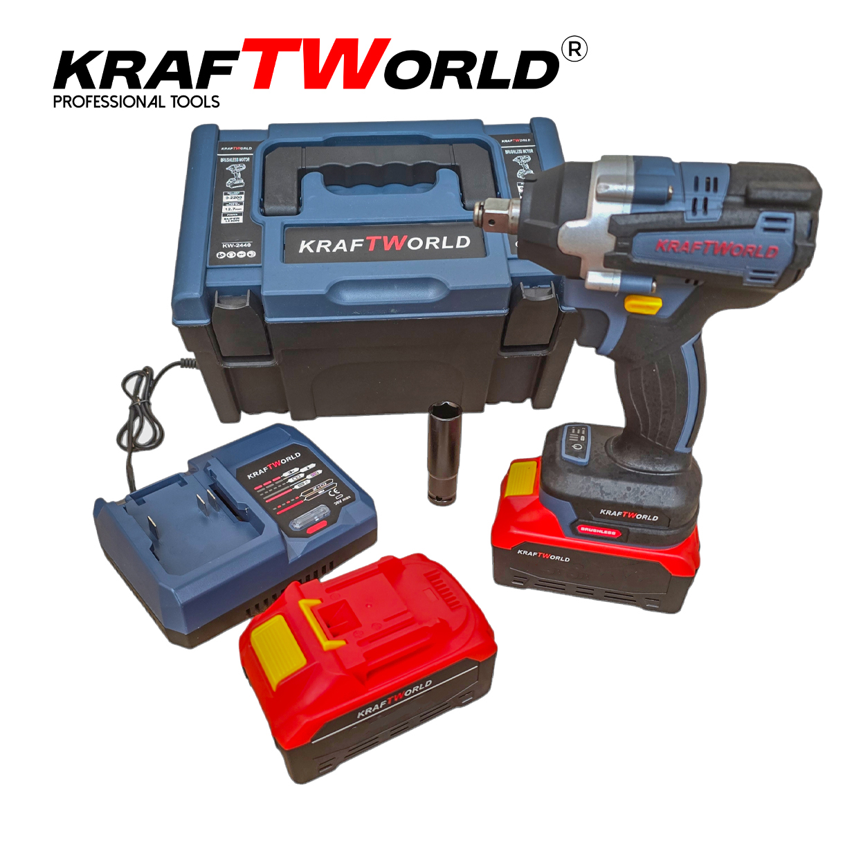 Акумулаторен гайковерт Kraftworld PowerShare АКУМУЛАТОРНИ ИНСТРУМЕНТИ Акумулаторен гайковерт Kraftworld PowerShare