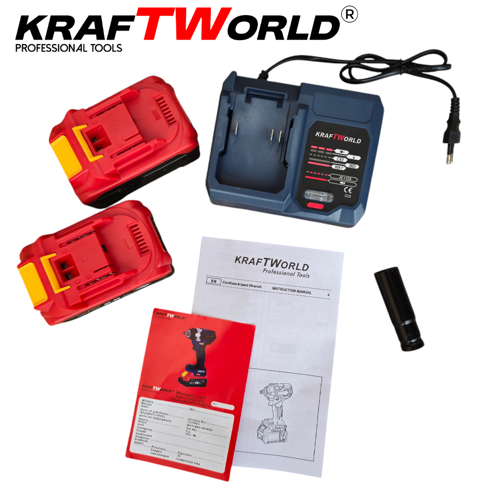 Акумулаторен гайковерт Kraftworld PowerShare АКУМУЛАТОРНИ ИНСТРУМЕНТИ Акумулаторен гайковерт Kraftworld PowerShare