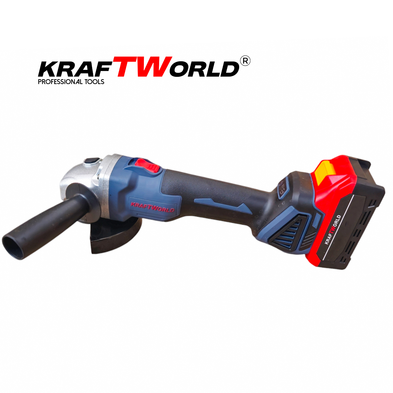 Професионален Акумулаторен Ъглошлайф Kraftworld АКУМУЛАТОРНИ ИНСТРУМЕНТИ Професионален Акумулаторен Ъглошлайф Kraftworld