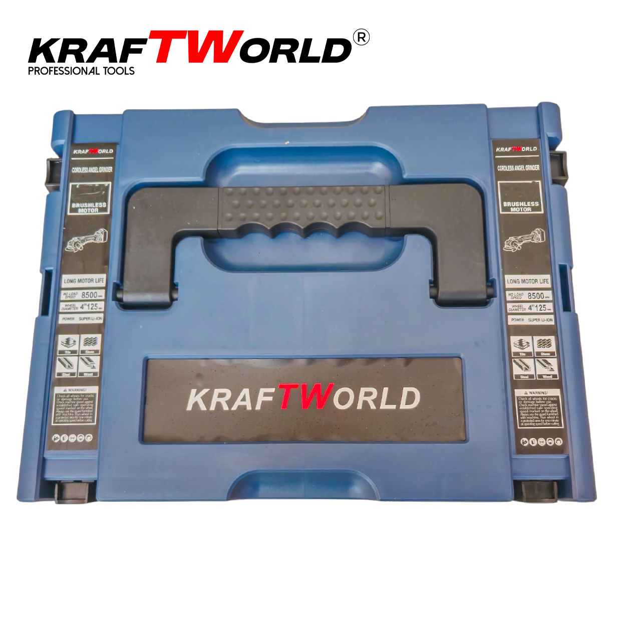 Професионален Акумулаторен Ъглошлайф Kraftworld АКУМУЛАТОРНИ ИНСТРУМЕНТИ Професионален Акумулаторен Ъглошлайф Kraftworld
