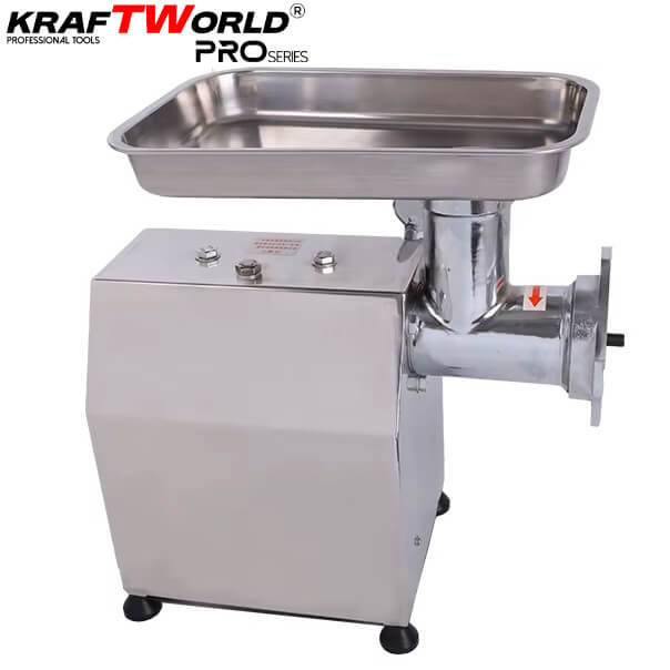 Професионална Месомелачка KraftWorld 1200W KW-1426, TK/MK-12 , Висока Производителност До 180 кг/час ЗА ДОМА Професионална Месомелачка KraftWorld 1200W KW-1426, TK/MK-12 , Висока Производителност До 180 кг/час