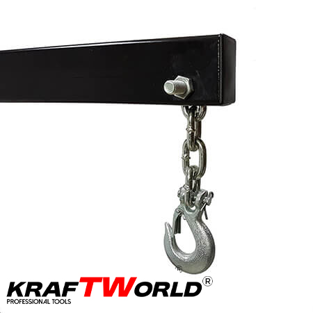 KraftWorld Кран за Двигатели – 2 Тона, Сгъваеми Крака и Регулируемо Рамо АВТО KraftWorld Кран за Двигатели – 2 Тона, Сгъваеми Крака и Регулируемо Рамо
