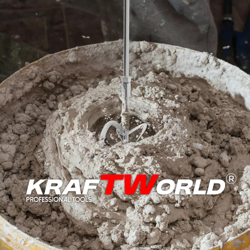 Електрически миксер за бетон KraftWorld – строителна бъркалка ЕЛЕКТРИЧЕСКИ ИНСТРУМЕНТИ Електрически миксер за бетон KraftWorld – строителна бъркалка
