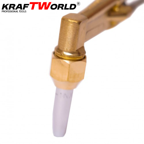 Газокислороден резак KraftWorld 440 мм – с 4 дюзи и пергел ЕЛЕКТРОЖЕНИ Газокислороден резак KraftWorld 440 мм – с 4 дюзи и пергел