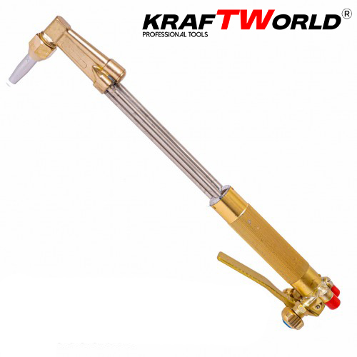 Газокислороден резак KraftWorld 440 мм – с 4 дюзи и пергел ЕЛЕКТРОЖЕНИ Газокислороден резак KraftWorld 440 мм – с 4 дюзи и пергел