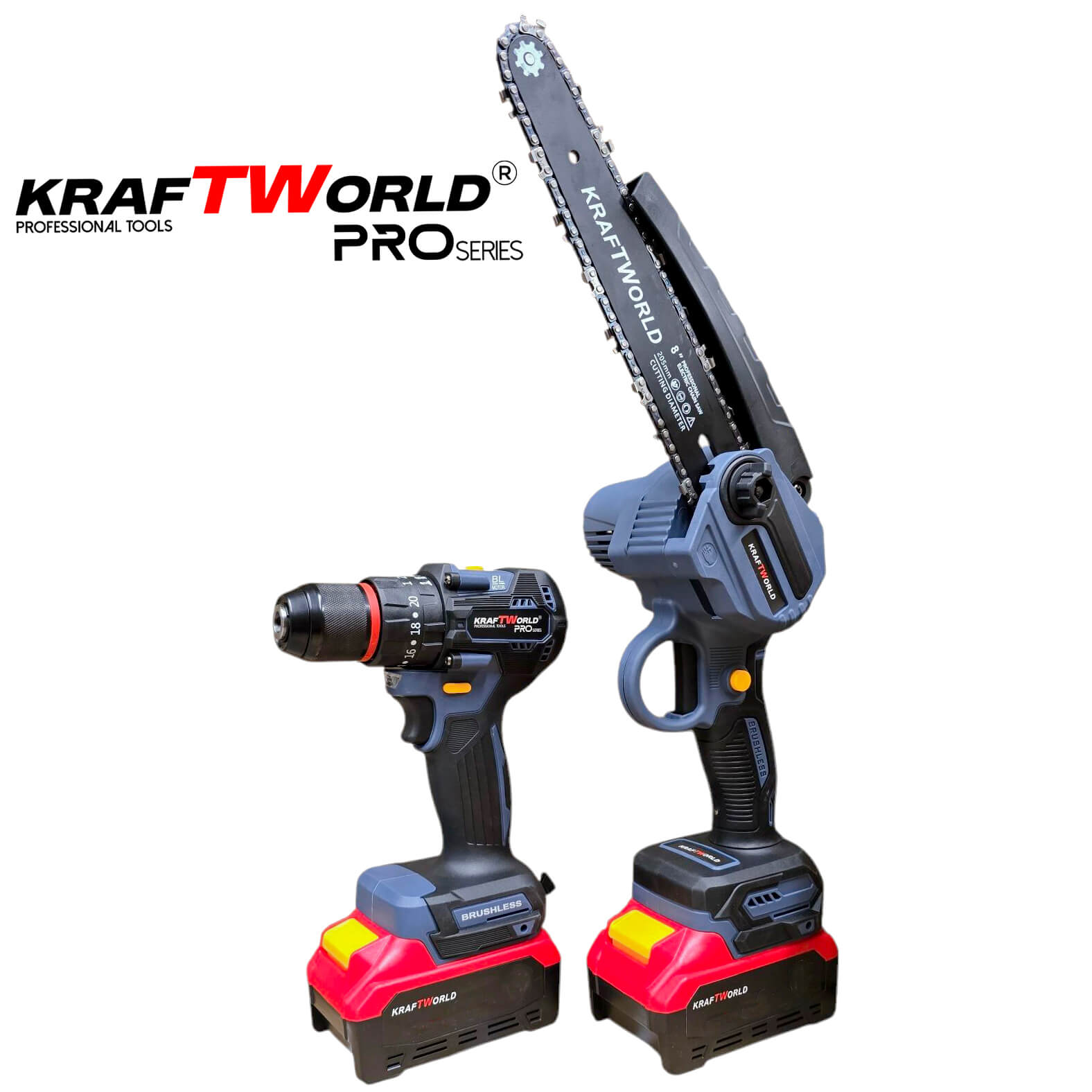 KraftWorld 2в1 Акумулаторен Комплект – Ударен Винтоверт и Мини Резачка с 2 Батерии АКУМУЛАТОРНИ ИНСТРУМЕНТИ KraftWorld 2в1 Акумулаторен Комплект – Ударен Винтоверт и Мини Резачка с 2 Батерии