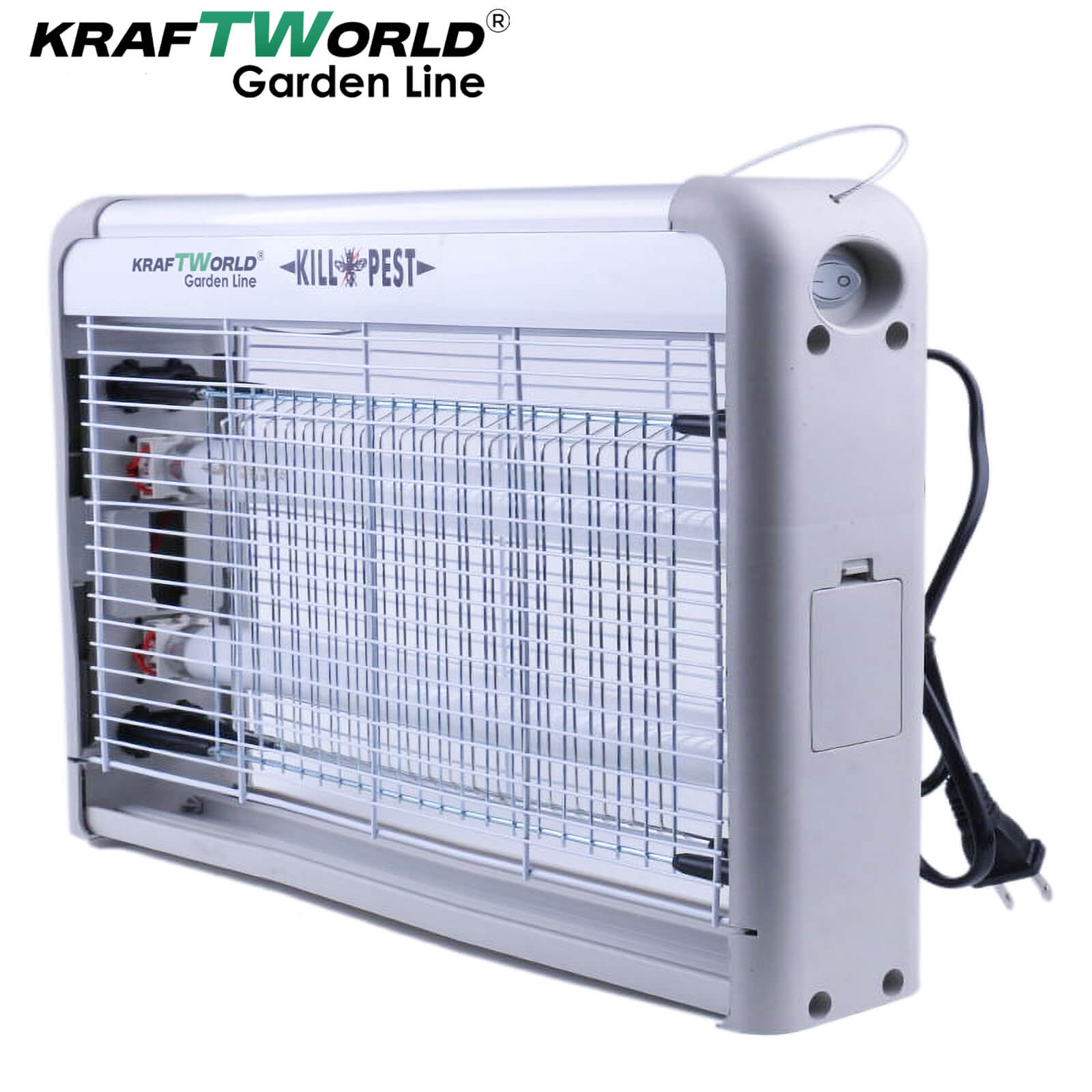 UV Лампа против насекоми KraftWorld 2x30W – Защита от комари до 100 м² ЗА ДОМА UV Лампа против насекоми KraftWorld 2x30W – Защита от комари до 100 м²