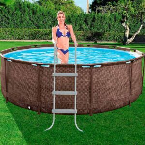 БАСЕЙН СГЛОБЯЕМ BESTWAY Steel ProMax 56709 С ПОМПА 366×100см