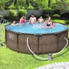 БАСЕЙН СГЛОБЯЕМ BESTWAY Steel ProMax 56709 С ПОМПА 366×100см