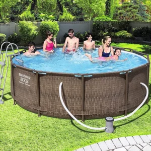 БАСЕЙН СГЛОБЯЕМ BESTWAY Steel ProMax 56709 С ПОМПА 366×100см БАСЕЙНИ БАСЕЙН СГЛОБЯЕМ BESTWAY Steel ProMax 56709 С ПОМПА 366×100см
