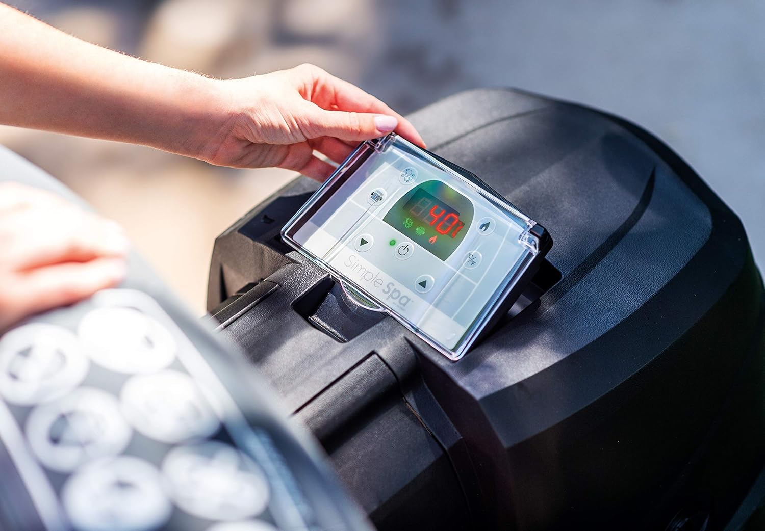 Intex SimpleSpa – Надуваемо Джакузи Ø196 см за 4 души с масажна система и отопление БАСЕЙНИ Intex SimpleSpa – Надуваемо Джакузи Ø196 см за 4 души с масажна система и отопление