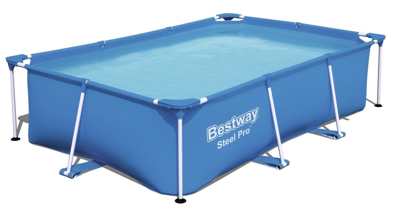 Сглобяем Басейн BESTWAY Steel Pro 56411 300x201x66 см с Филтърна Помпа БАСЕЙНИ Сглобяем Басейн BESTWAY Steel Pro 56411 300x201x66 см с Филтърна Помпа