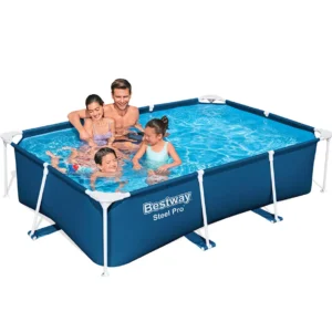 Сглобяем Басейн BESTWAY Steel Pro 56411 300x201x66 см с Филтърна Помпа БАСЕЙНИ Сглобяем Басейн BESTWAY Steel Pro 56411 300x201x66 см с Филтърна Помпа