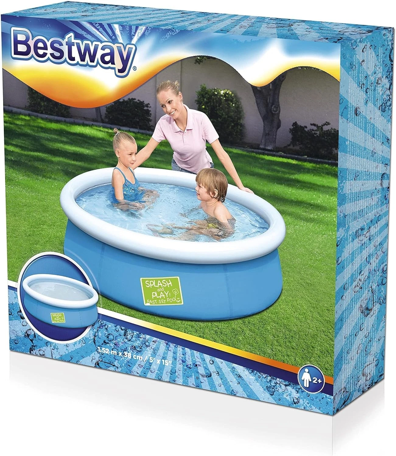 Басейн Детски Надуваем 152×38см Bestway 57241 Splash and Play БАСЕЙНИ Басейн Детски Надуваем 152×38см Bestway 57241 Splash and Play
