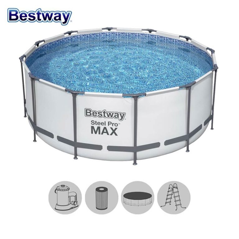 Сглобяем Басейн Bestway 56950 Steel Pro Max с филтърна помпа 427×107см БАСЕЙНИ Сглобяем Басейн Bestway 56950 Steel Pro Max с филтърна помпа 427×107см