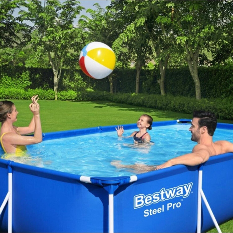 Сглобяем Басейн Bestway 56424 Steel Pro 400x211x81см с Филтърна Помпа БАСЕЙНИ Сглобяем Басейн Bestway 56424 Steel Pro 400x211x81см с Филтърна Помпа
