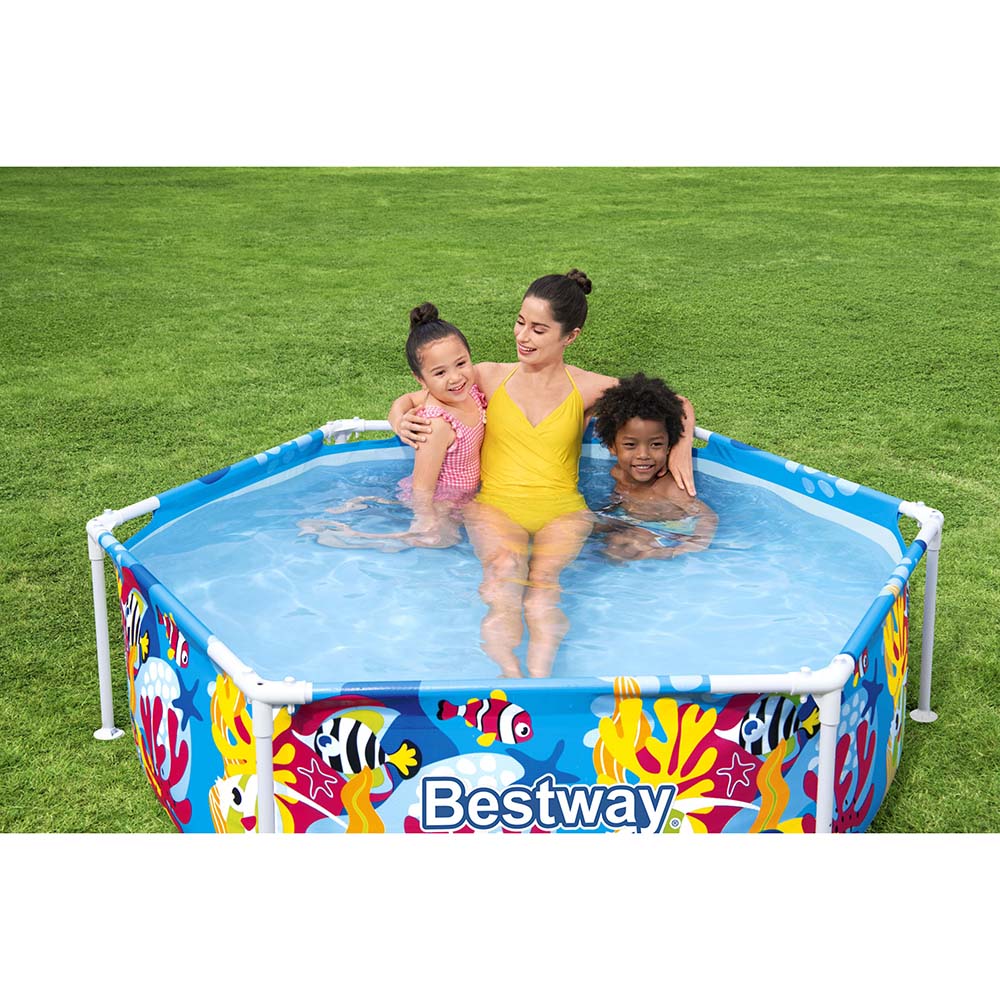 Басейн Сглобяем BESTWAY Steel Pro 183×51см с Покрив БАСЕЙНИ Басейн Сглобяем BESTWAY Steel Pro 183×51см с Покрив