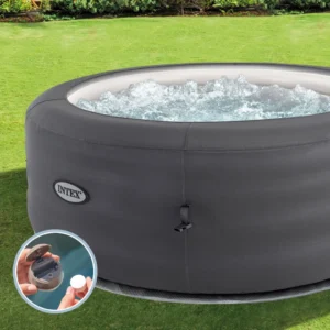 Intex SimpleSpa – Надуваемо Джакузи Ø196 см за 4 души с масажна система и отопление БАСЕЙНИ Intex SimpleSpa – Надуваемо Джакузи Ø196 см за 4 души с масажна система и отопление