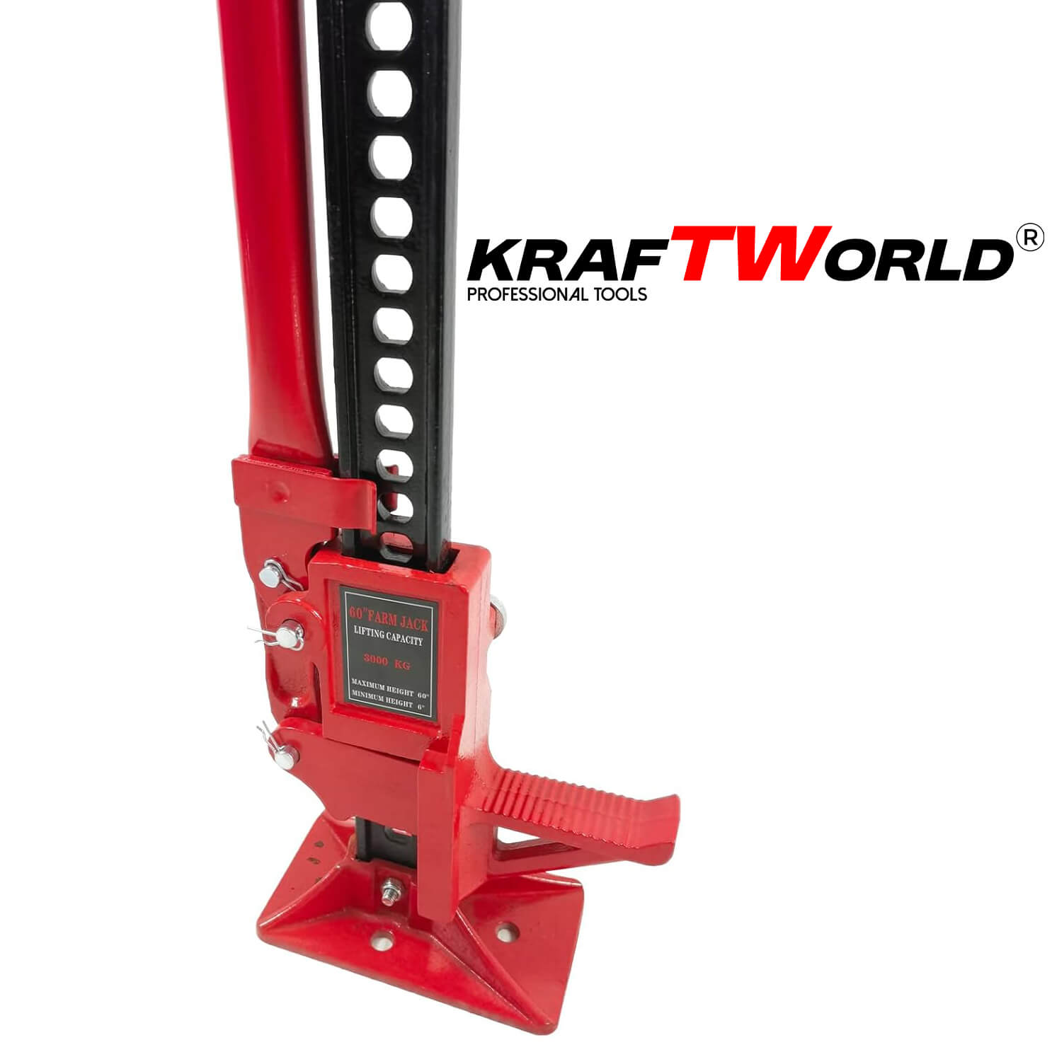 KraftWorld Pro – Универсален крик 60″ с товароносимост 3 тона АВТО KraftWorld Pro – Универсален крик 60″ с товароносимост 3 тона