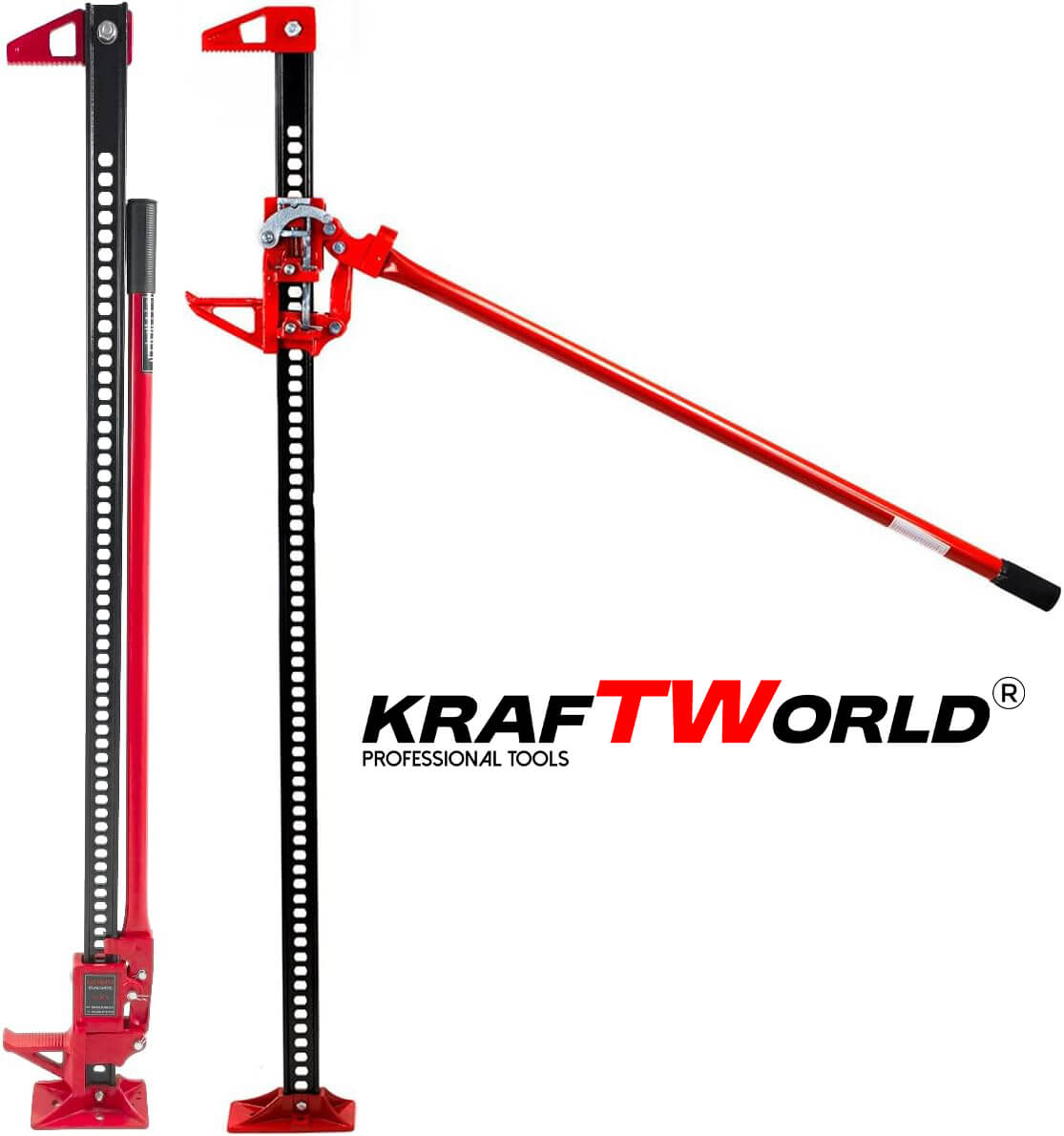 KraftWorld Pro Универсален крик 48″ с товароносимост 3 тона АВТО KraftWorld Pro Универсален крик 48″ с товароносимост 3 тона