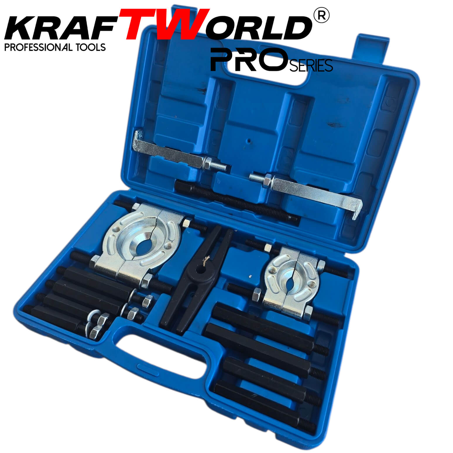 KraftWorld Pro – Инструмент за демонтаж на лагери и зъбни колела 30–70 мм АВТО KraftWorld Pro – Инструмент за демонтаж на лагери и зъбни колела 30–70 мм