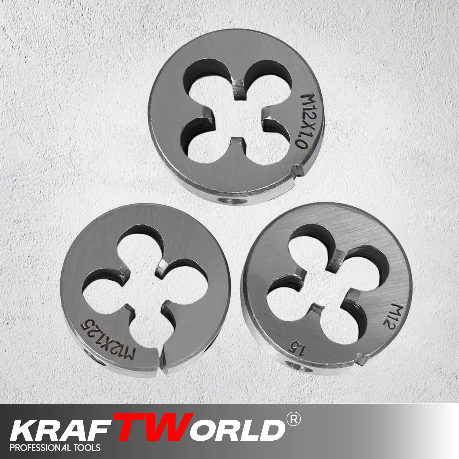 Комплект метчици и плашки KraftWorld 110 части РЪЧНИ ИНСТРУМЕНТИ Комплект метчици и плашки KraftWorld 110 части