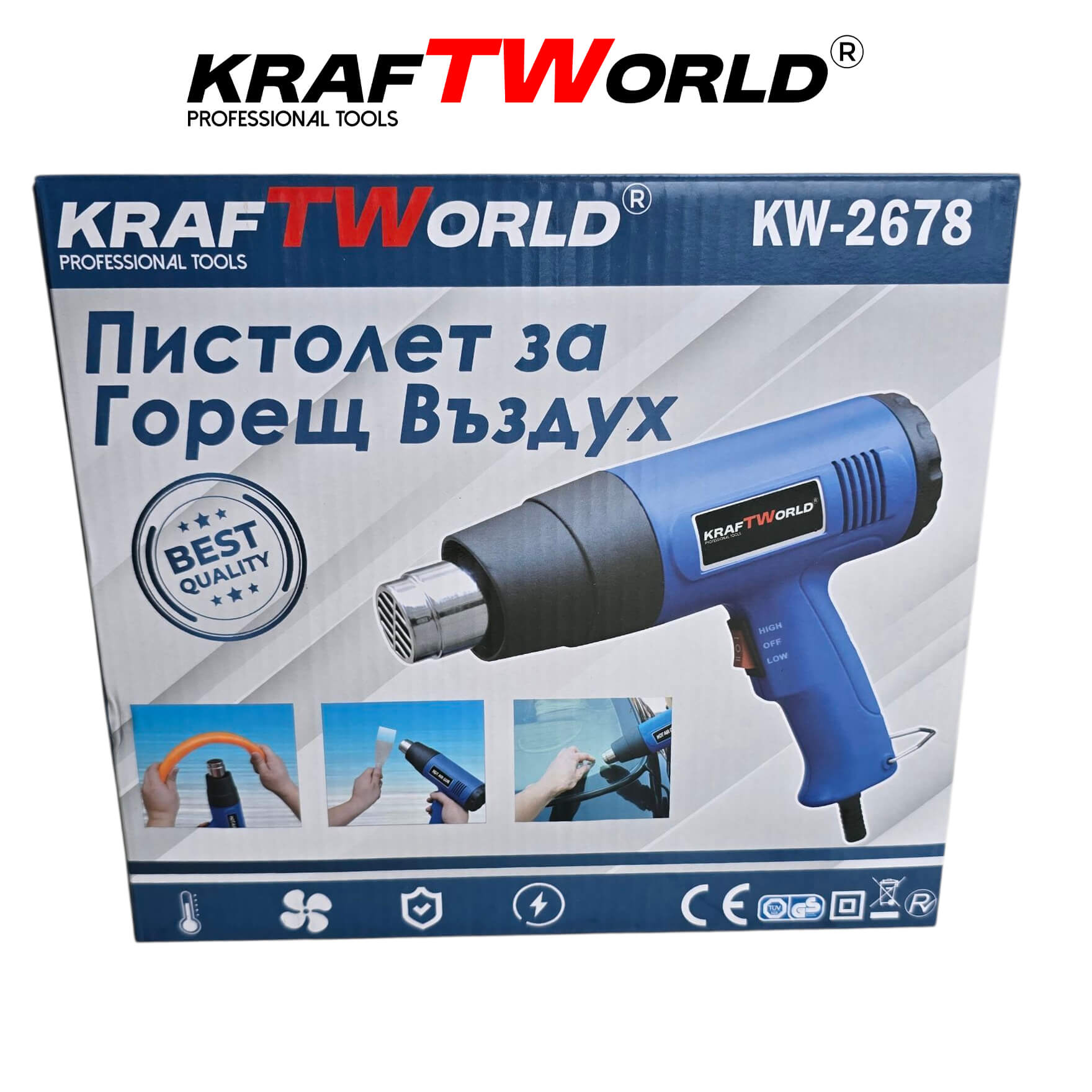 Термопистолет KraftWorld – качество, издръжливост и удобство в употреба ЕЛЕКТРИЧЕСКИ ИНСТРУМЕНТИ Термопистолет KraftWorld – качество, издръжливост и удобство в употреба