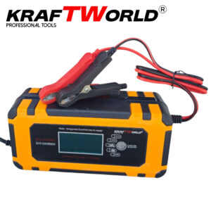 Автоматично Зарядно Устройство за акумулатори KraftWorld 12V – за кола, мотор, лодка