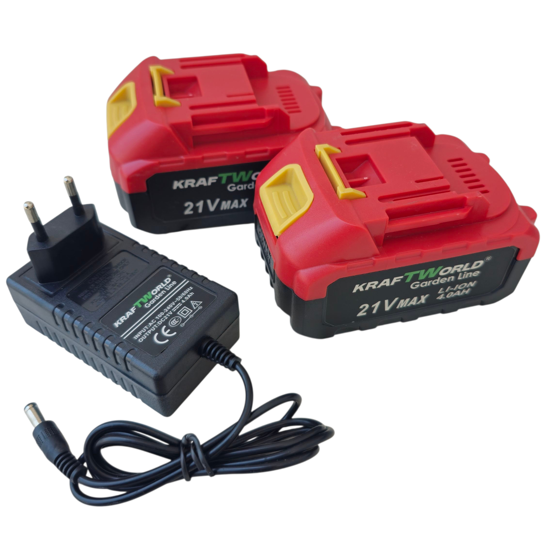 Акумулаторна Духалка за листа KraftWorld Garden Line – 21V, 240W, с 2 батерии АКУМУЛАТОРНИ ИНСТРУМЕНТИ Акумулаторна Духалка за листа KraftWorld Garden Line – 21V, 240W, с 2 батерии