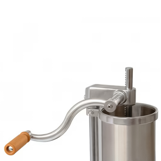 Професионална Вертикална Пълначка за Колбаси и Наденици – 4L INOX ЗА ДОМА Професионална Вертикална Пълначка за Колбаси и Наденици – 4L INOX