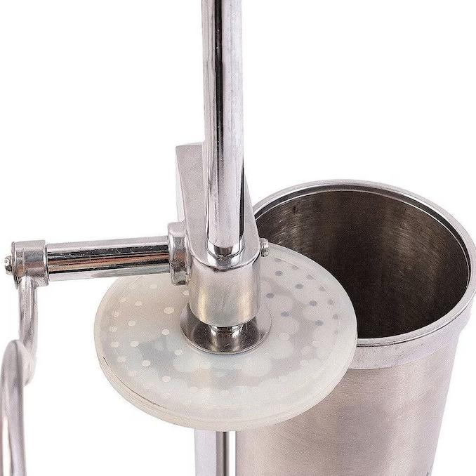 Професионална Вертикална Пълначка за Колбаси и Наденици – 4L INOX ЗА ДОМА Професионална Вертикална Пълначка за Колбаси и Наденици – 4L INOX