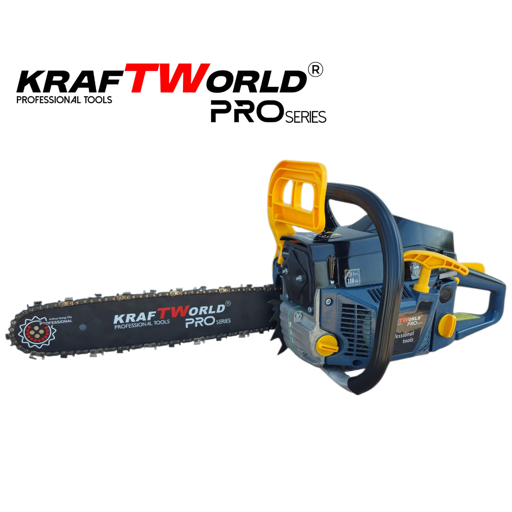 Бензинова Моторна резачка KraftWorld 7.5 HP, 40см верига, 72cc, антивибрационна система ГРАДИНСКИ ИНСТРУМЕНТИ Бензинова Моторна резачка KraftWorld 7.5 HP, 40см верига, 72cc, антивибрационна система