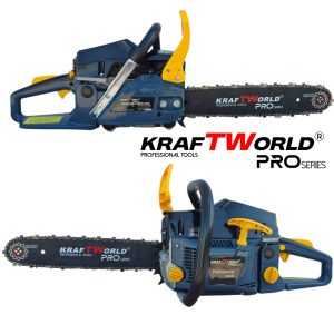 Бензинова Моторна резачка KraftWorld 7.5 HP, 40см верига, 72cc, антивибрационна система