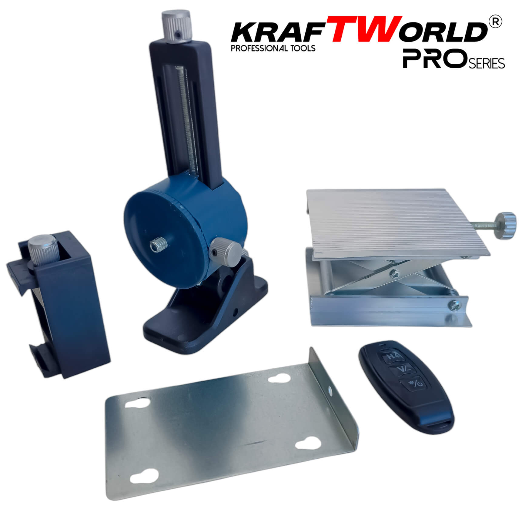 Лазерен Нивелир Kraftworld PRO 4×360° с Пълен Комплект Стойки и Тринога АКУМУЛАТОРНИ ИНСТРУМЕНТИ Лазерен Нивелир Kraftworld PRO 4×360° с Пълен Комплект Стойки и Тринога