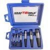 Екстрактори за болтове и тръбни части – комплект 8 броя Kraftworld Pro