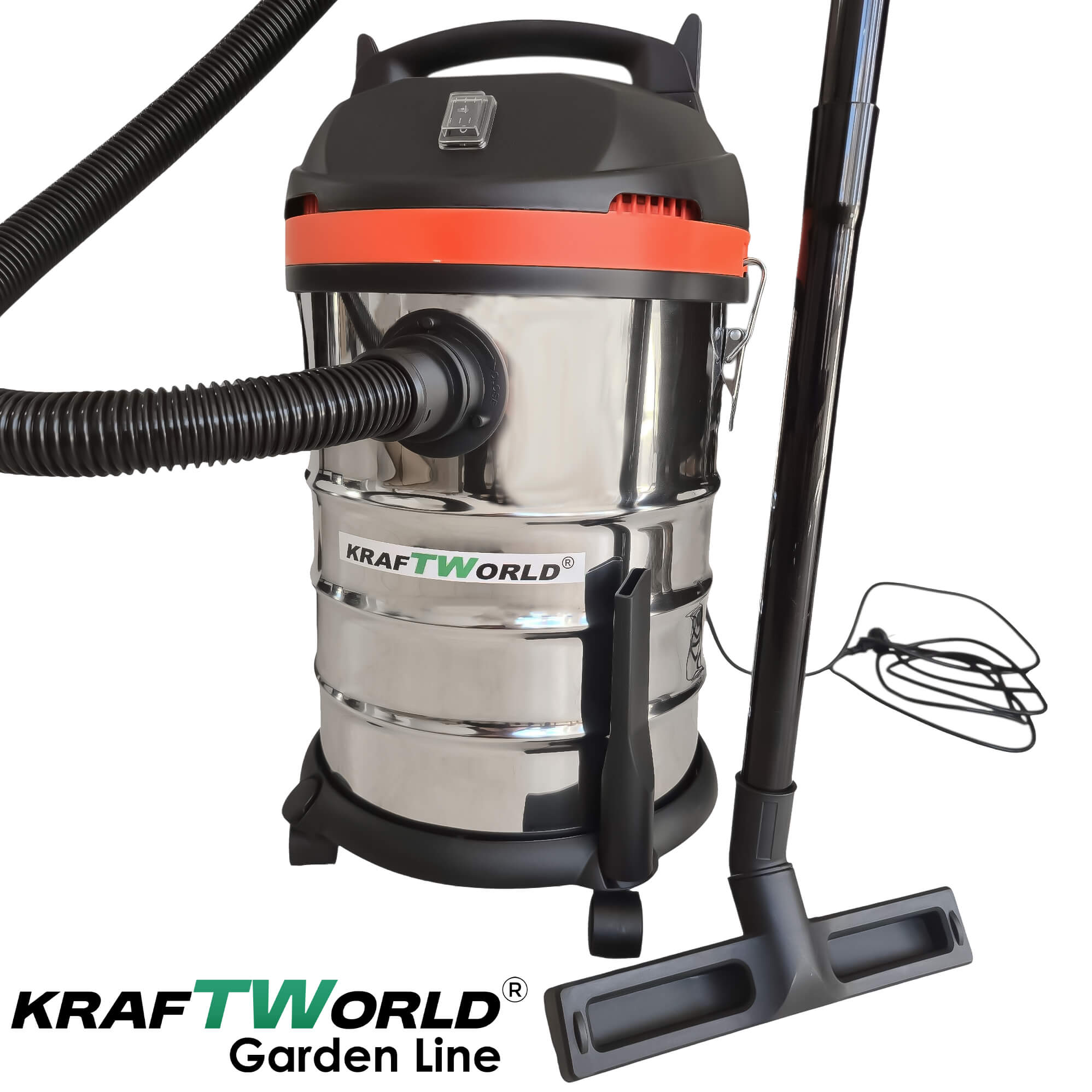 Ултра мощна Прахосмукачка Kraftworld 30L – сухо засмукване, мокро почистване и издухване ЕЛЕКТРИЧЕСКИ ИНСТРУМЕНТИ Ултра мощна Прахосмукачка Kraftworld 30L – сухо засмукване, мокро почистване и издухване