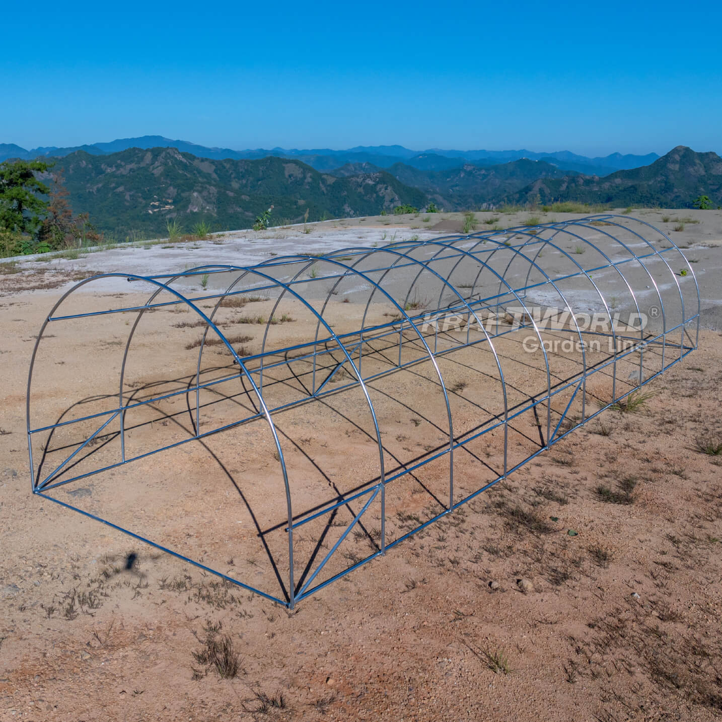 Резервно покривало за оранжерия 10×3×2 м – KraftWorld Garden Line, UV4 армирано покритие и 20 прозореца и 2 врати ДВОР И ГРАДИНА Резервно покривало за оранжерия 10×3×2 м – KraftWorld Garden Line, UV4 армирано покритие и 20 прозореца и 2 врати