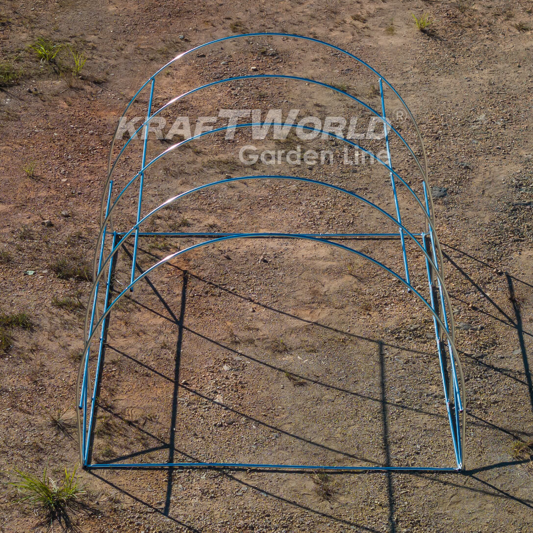 Тунелна Оранжерия KraftWorld Garden Line 4×3×2м – Парник с поцинкована стомана, UV4 армирано покритие и 8 прозореца и 2 врати ДВОР И ГРАДИНА Тунелна Оранжерия KraftWorld Garden Line 4×3×2м – Парник с поцинкована стомана, UV4 армирано покритие и 8 прозореца и 2 врати